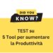 test su 5 tool per aumentare la produttività